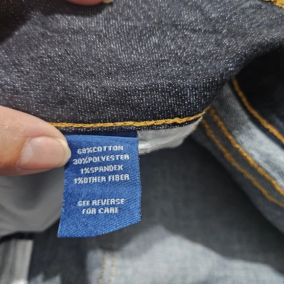 !it jeans Dark Blue Distressed Denim Midi Skirt - Picture 5 of 8